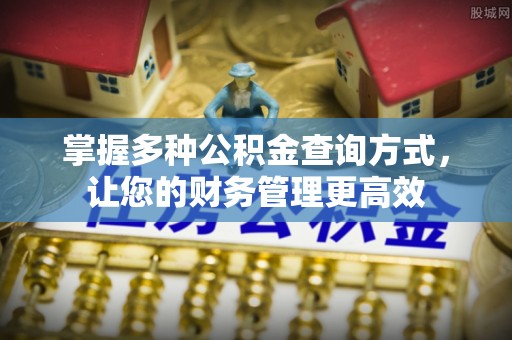 深州掌握多种公积金查询方式，让您的财务管理更高效