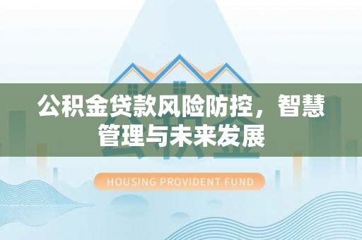 深州公积金贷款风险防控，智慧管理与未来发展