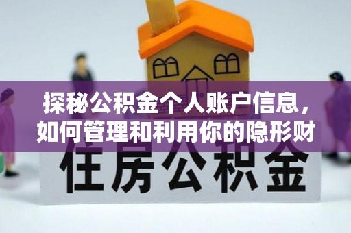深州探秘公积金个人账户信息，如何管理和利用你的隐形财富