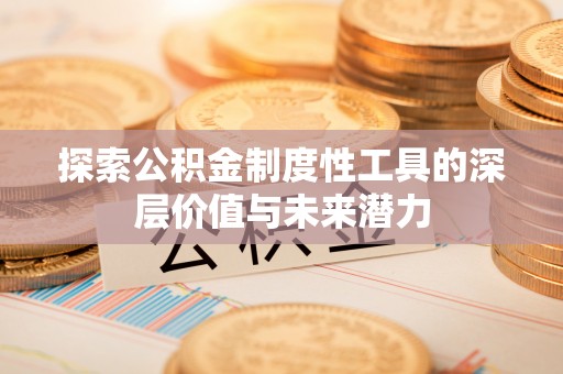 深州探索公积金制度性工具的深层价值与未来潜力